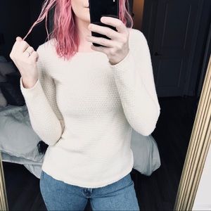 J. Crew Relaxed Boatneck Merino Wool Blend Sweater